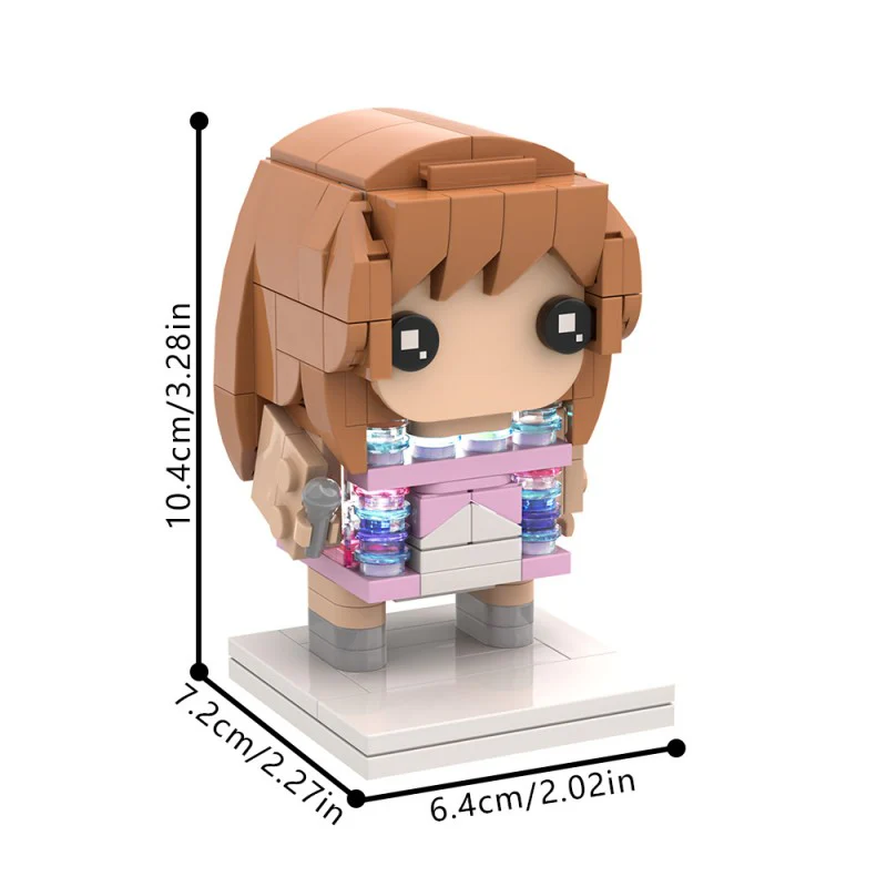 (Gobricks version) 189pcs MOC Taylor Swift Blockhead Style 1 - Image 7