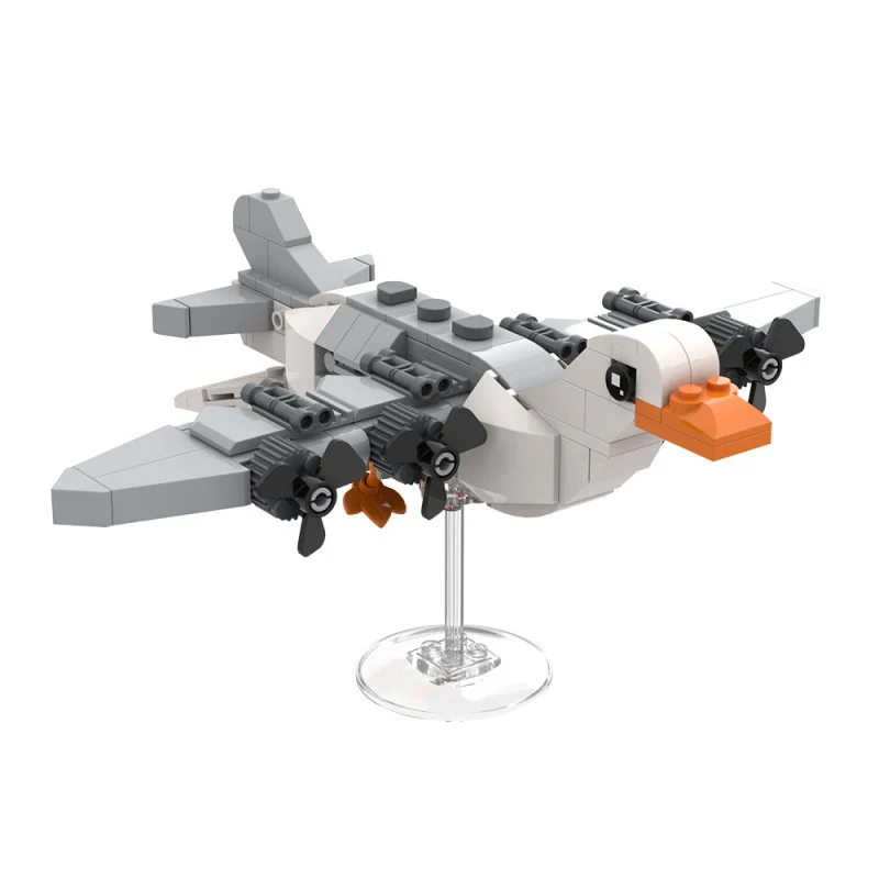 (Gobricks version) 190pcs MOC AI Brain Decaying Animals Goose LEGO Compatible - Image 2