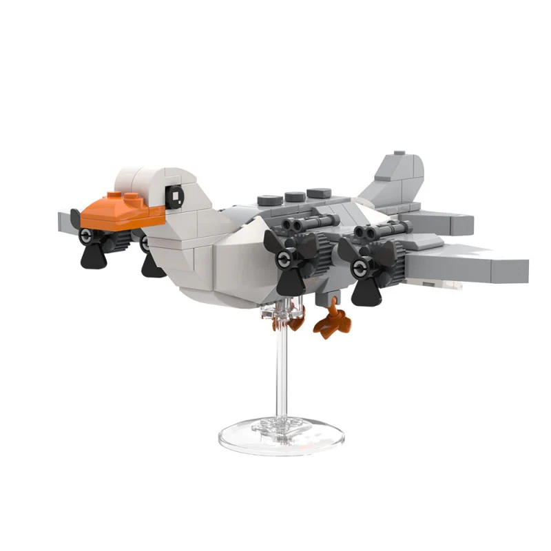 (Gobricks version) 190pcs MOC AI Brain Decaying Animals Goose LEGO Compatible - Image 3