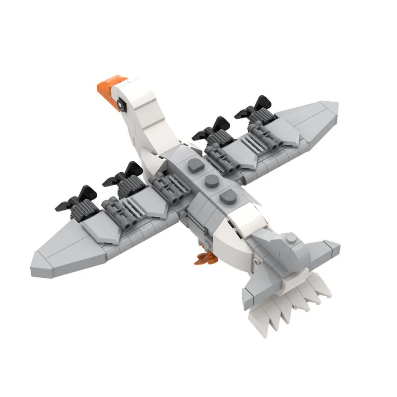 (Gobricks version) 190pcs MOC AI Brain Decaying Animals Goose LEGO Compatible - Image 5