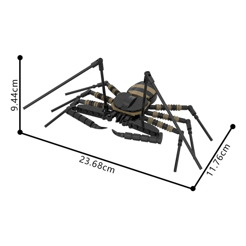 (Gobricks version) 194pcs MOC-210098 Tailless Whip Scorpion (Amblypygi Order) - Image 6