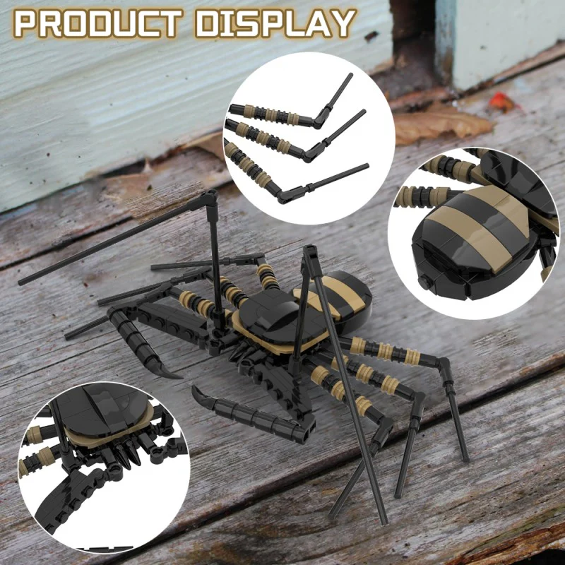 (Gobricks version) 194pcs MOC-210098 Tailless Whip Scorpion (Amblypygi Order) - Image 8