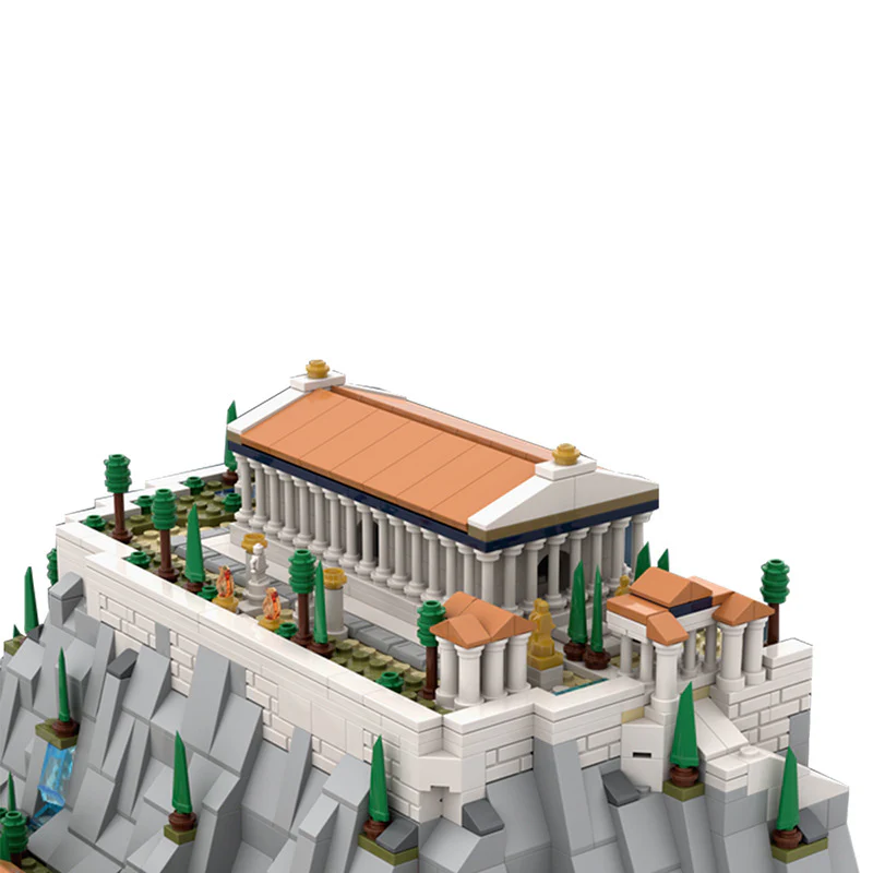 (Gobricks version) 1952pcs MOC Acropolis of Athens LEGO Compatible - Image 7