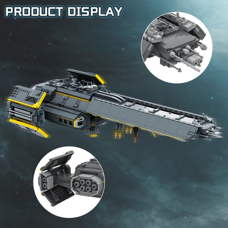 (Gobricks version) 1955pcs MOC Helldivers Destroyer - Image 8
