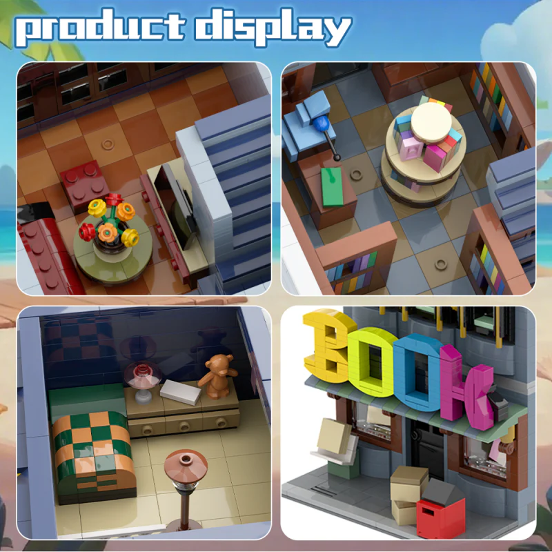 (Gobricks version) 1975pcs MOC Little Bookshop - Image 8