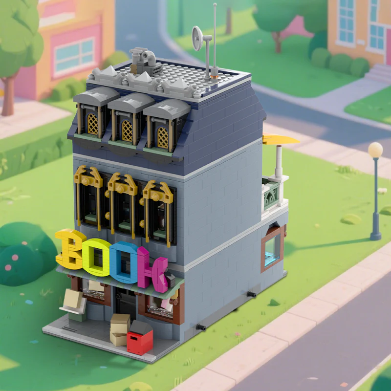 (Gobricks version) 1975pcs MOC Little Bookshop - Image 9