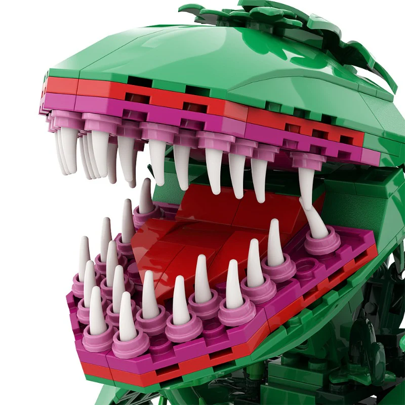 (Gobricks version) 200pcs+ MOC Alien Flower Audrey II LEGO Compatible - Image 7