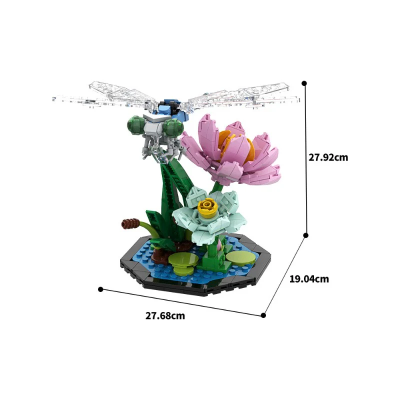 (Gobricks version) 200pcs+ MOC Bee Butterfly Dragonfly Animal Series LEGO Compatible - Image 11