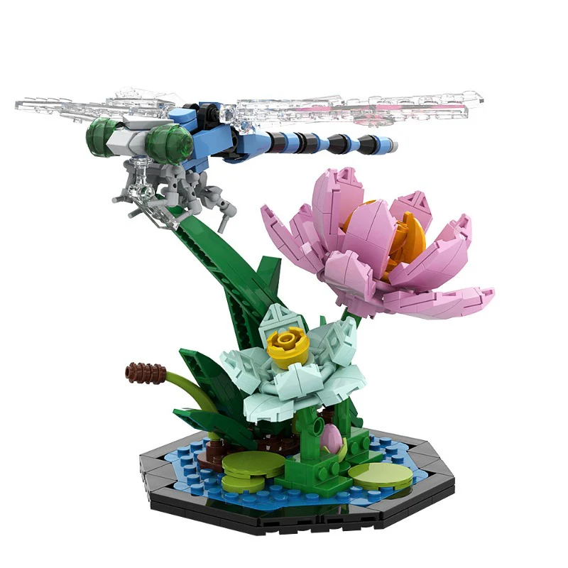 (Gobricks version) 200pcs+ MOC Bee Butterfly Dragonfly Animal Series LEGO Compatible - Image 2
