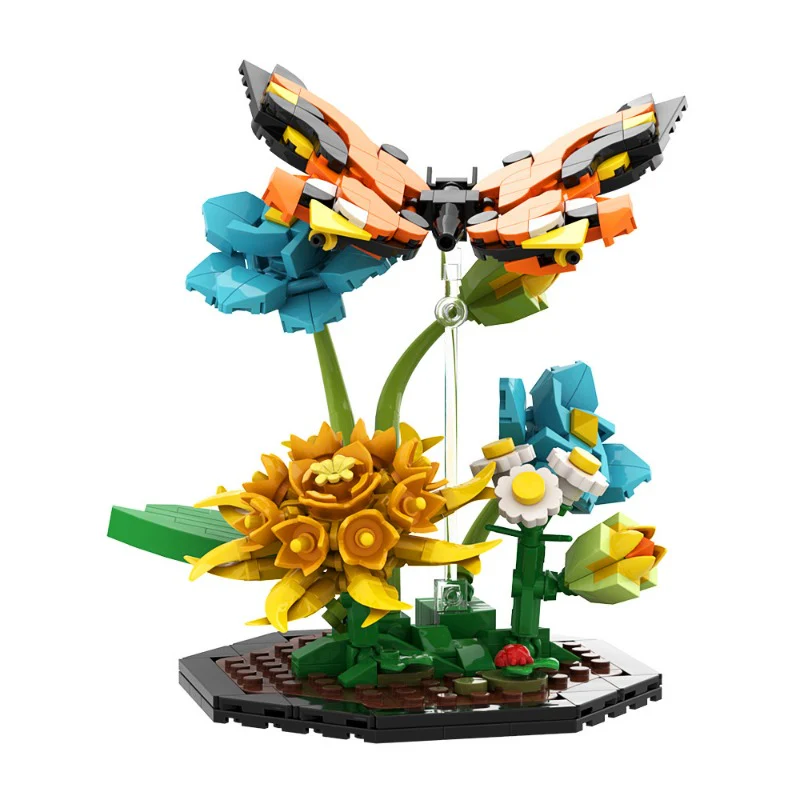 (Gobricks version) 200pcs+ MOC Bee Butterfly Dragonfly Animal Series LEGO Compatible - Image 5