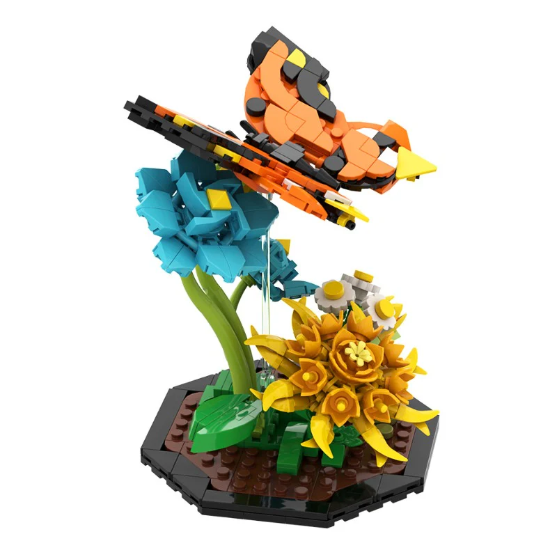 (Gobricks version) 200pcs+ MOC Bee Butterfly Dragonfly Animal Series LEGO Compatible - Image 8