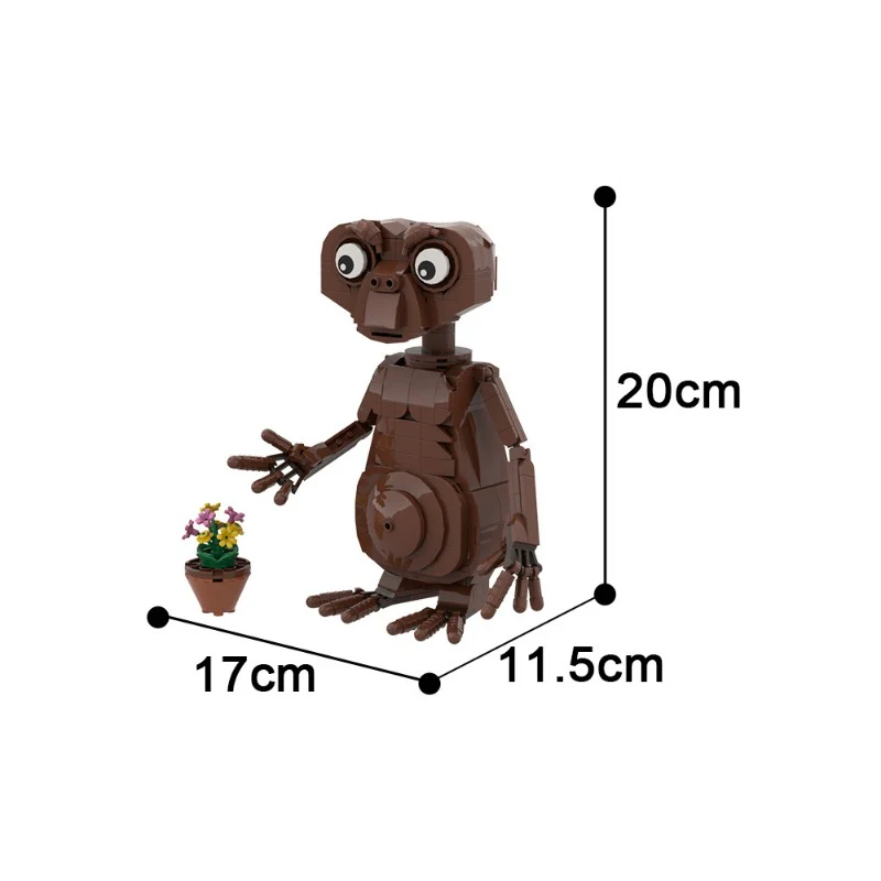 (Gobricks version) 200pcs+ MOC ET Aliens LEGO Compatible - Image 5