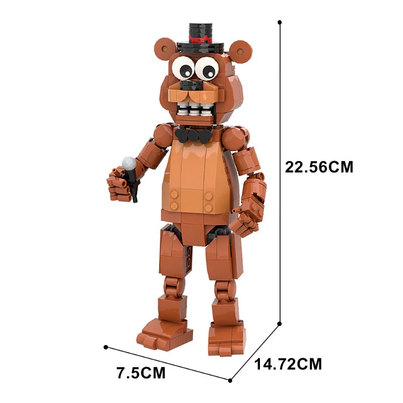 (Gobricks version) 200pcs+ MOC Freddy Krueger LEGO Compatible - Image 4