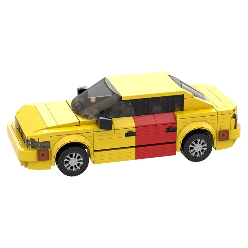 (Gobricks version) 200pcs+ MOC Sauls Little Yellow Car LEGO Compatible - Image 2