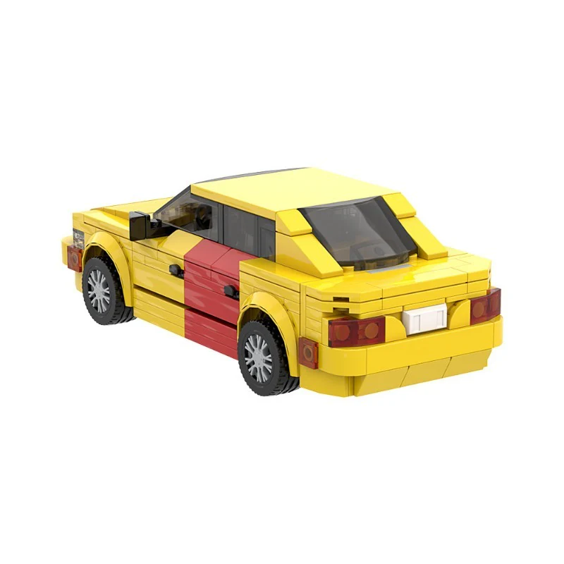 (Gobricks version) 200pcs+ MOC Sauls Little Yellow Car LEGO Compatible - Image 6