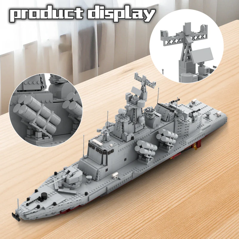 (Gobricks version) 2035pcs MOC Molniya-class missile boat - Image 8