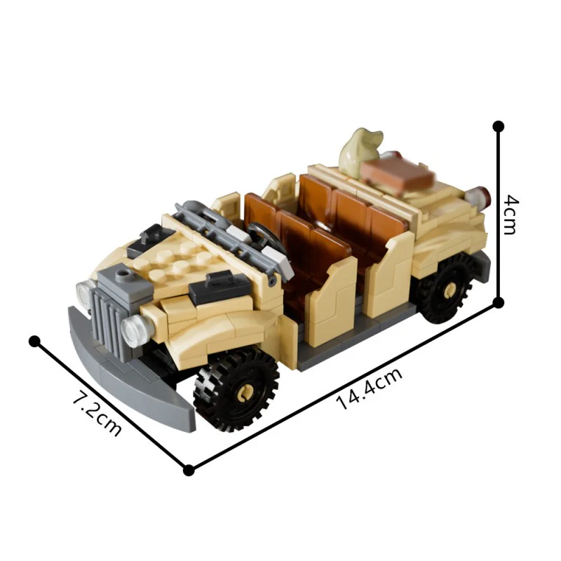 (Gobricks version) 207pcs MOC EMV Troop Transport Indiana Jones LEGO Compatible - Image 4