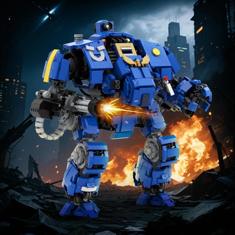 (Gobricks version) 2099pcs MOC-217090 Redemptor Dreadnought ( Warhammer 40K ) - Image 9