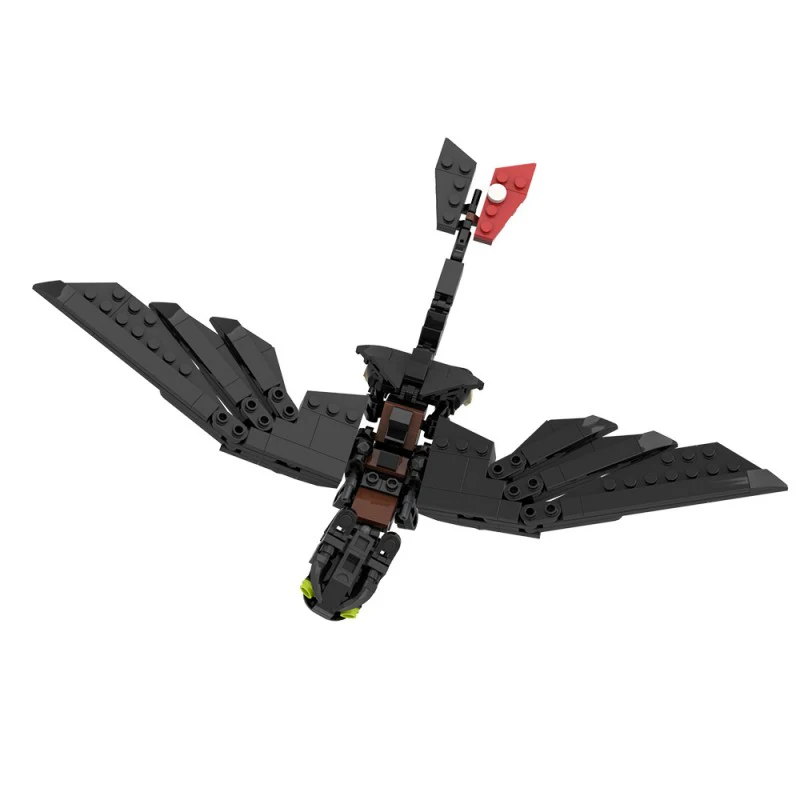 (Gobricks version) 215pcs MOC Toothless Dragon LEGO Compatible - Image 3