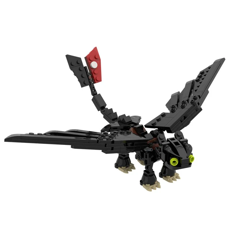 (Gobricks version) 215pcs MOC Toothless Dragon LEGO Compatible - Image 4
