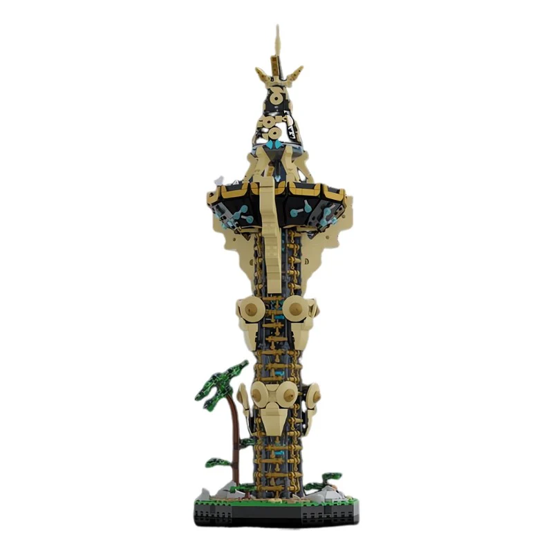 (Gobricks version) 2204pcs MOC Sheikah Tower LEGO Compatible - Image 2