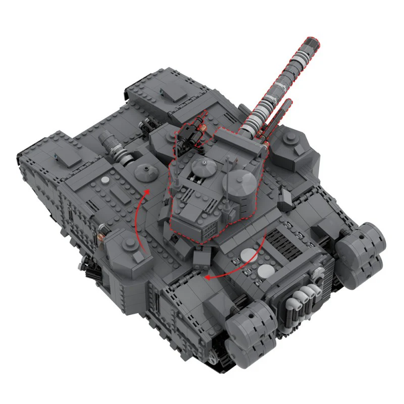(Gobricks version) 2207pcs MOC-217427 Baneblade - Warhammer 40k - Image 5
