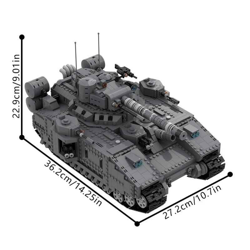 (Gobricks version) 2207pcs MOC-217427 Baneblade - Warhammer 40k - Image 7