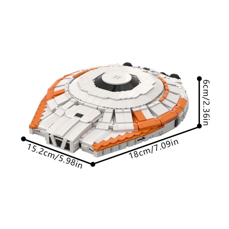 (Gobricks version) 2219pcs MOC-164997 Lost in Space Jupiter Ship - Image 6