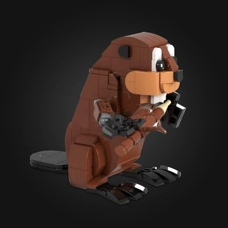 (Gobricks version) 221pcs MOC-221530 Beaver - Image 10