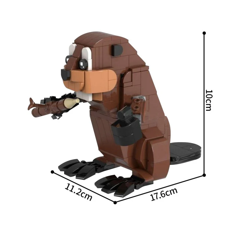 (Gobricks version) 221pcs MOC-221530 Beaver - Image 5