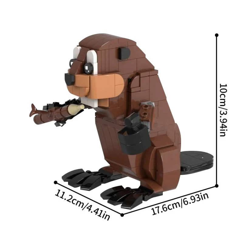 (Gobricks version) 221pcs MOC-221530 Beaver - Image 6