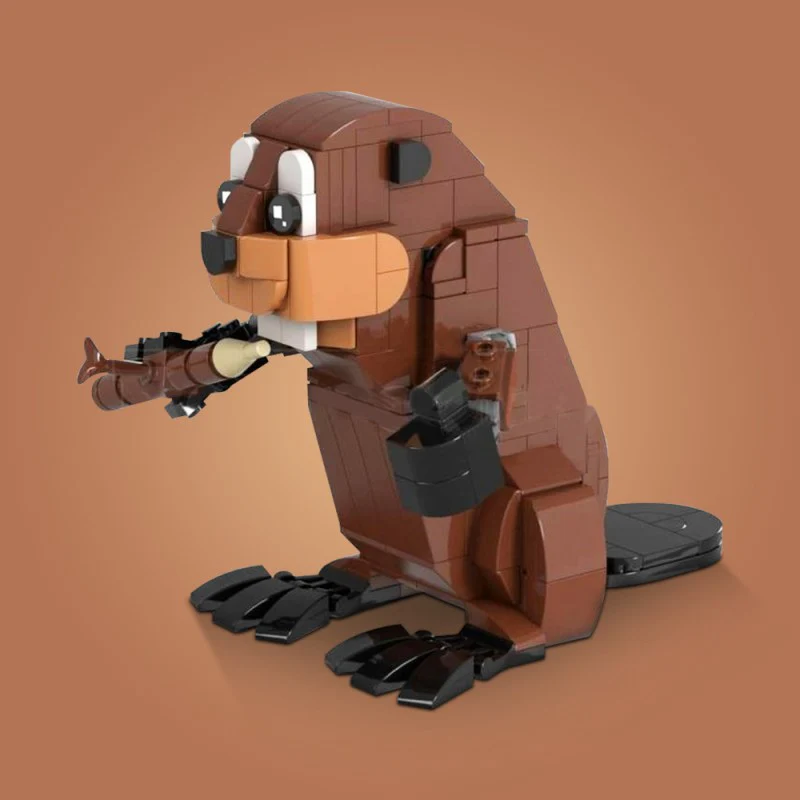 (Gobricks version) 221pcs MOC-221530 Beaver - Image 9