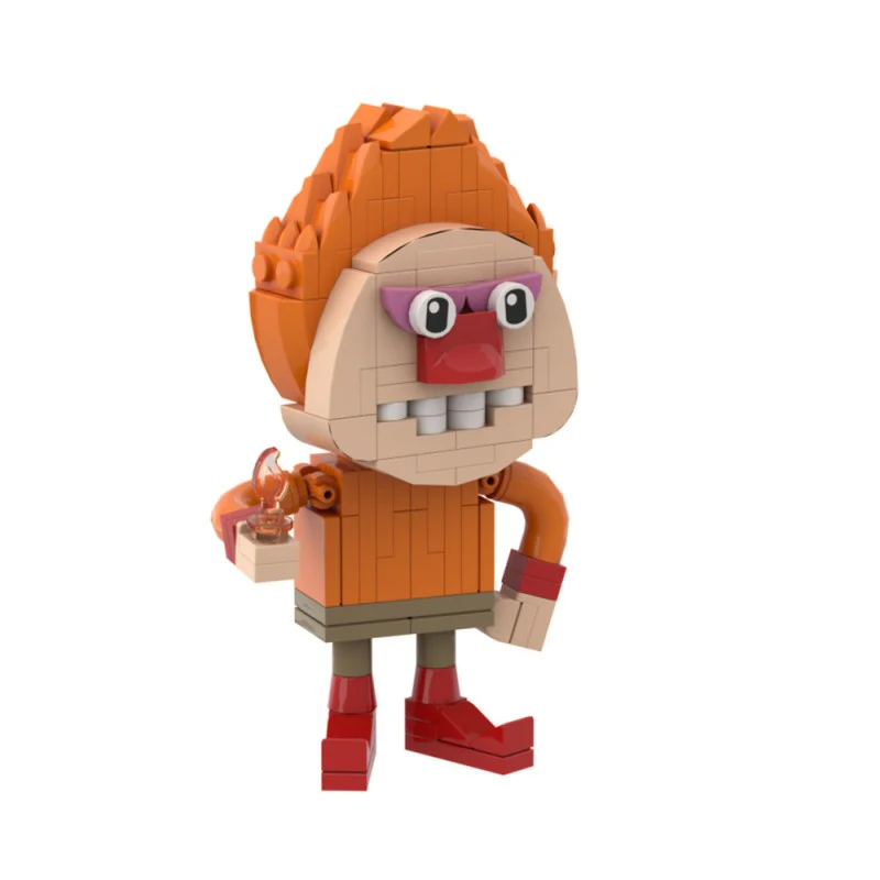 (Gobricks version) 221pcs MOC Snow Miser Heat Miser LEGO Compatible - Image 4