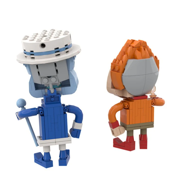 (Gobricks version) 221pcs MOC Snow Miser Heat Miser LEGO Compatible - Image 6