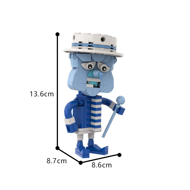 (Gobricks version) 221pcs MOC Snow Miser Heat Miser LEGO Compatible - Image 8