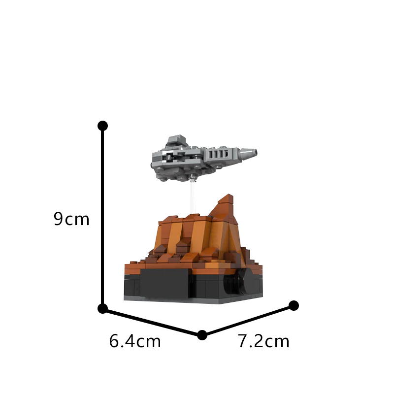 (Gobricks version) 222pcs MOC Jedha City Star Wars LEGO Compatible - Image 5