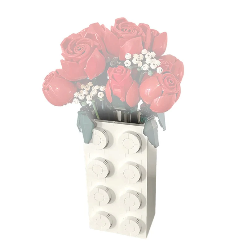 (Gobricks version) 222pcs MOC Brick Vase LEGO Compatible - Image 2