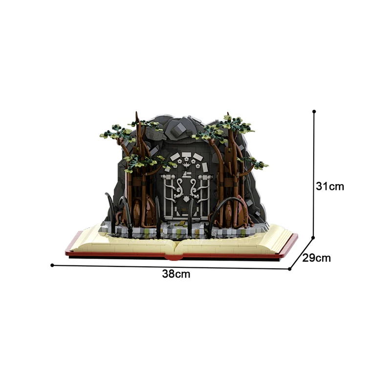 (Gobricks version) 2291pcs MOC Fellowship of the Ring Minifigures Display Stand LEGO Compatible - Image 3