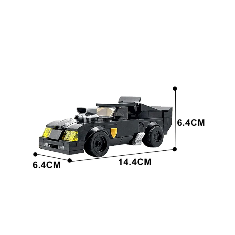 (Gobricks version) 230pcs MOC Ford Falcon Pursuit Special LEGO Compatible - Image 5