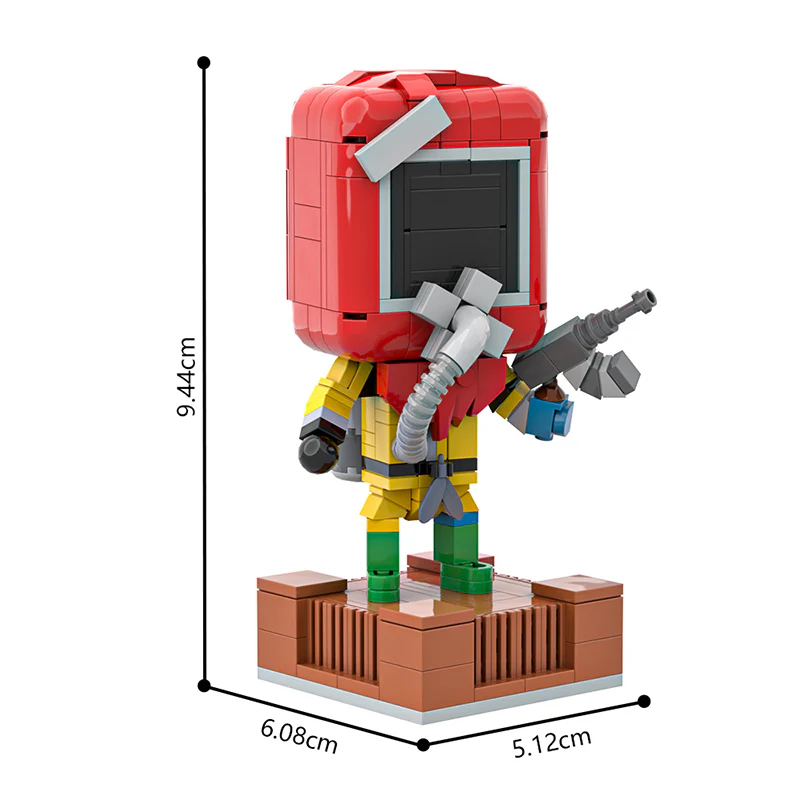 (Gobricks version) 232pcs MOC Rust Hazmat - Image 7