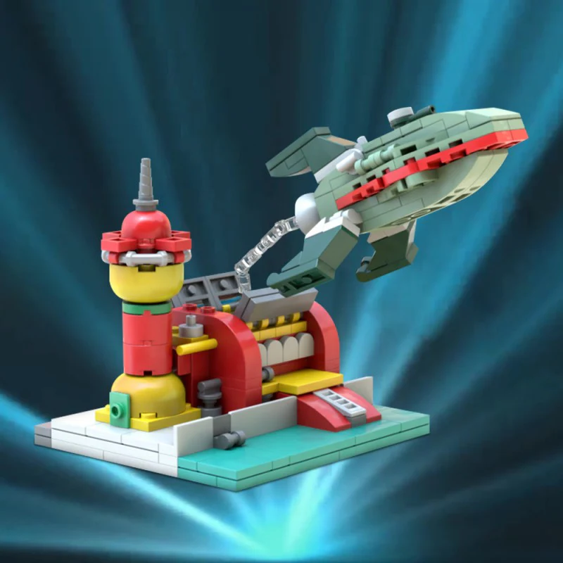 (Gobricks version) 233pcs MOC Futurama Planet Express LEGO Compatible - Image 4