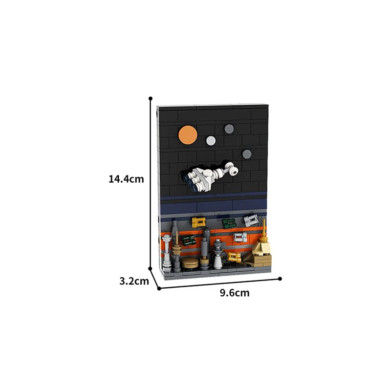 (Gobricks version) 235pcs MOC Postcard from Coruscant LEGO Compatible - Image 3