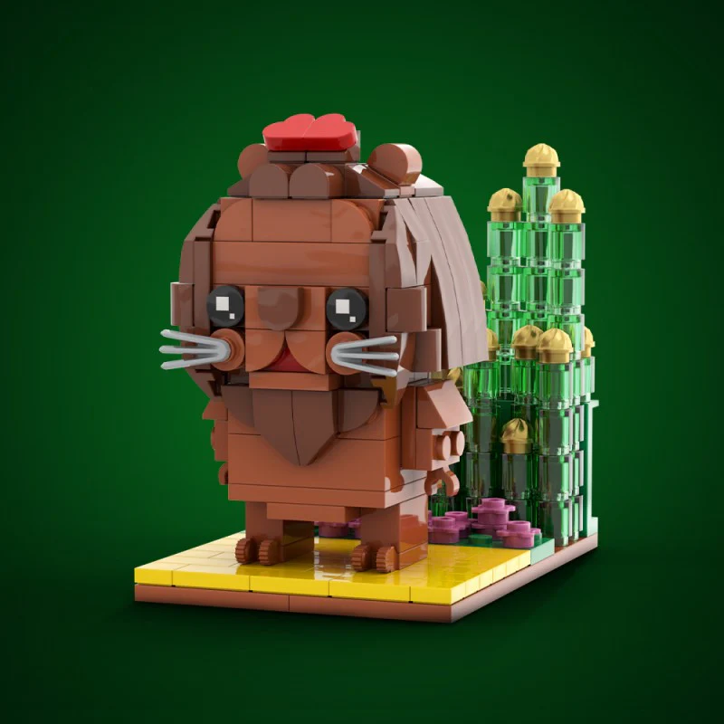(Gobricks version) 235pcs MOC The Wizard of Oz - Cowardly Lion - Image 11