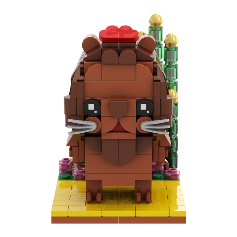 (Gobricks version) 235pcs MOC The Wizard of Oz - Cowardly Lion - Image 3