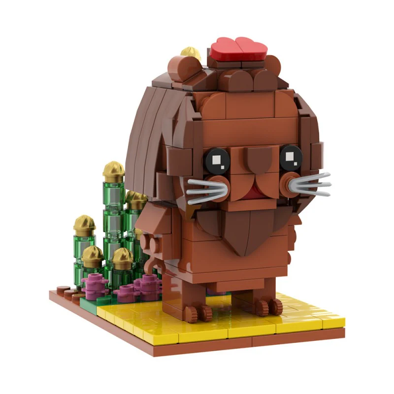 (Gobricks version) 235pcs MOC The Wizard of Oz - Cowardly Lion - Image 4