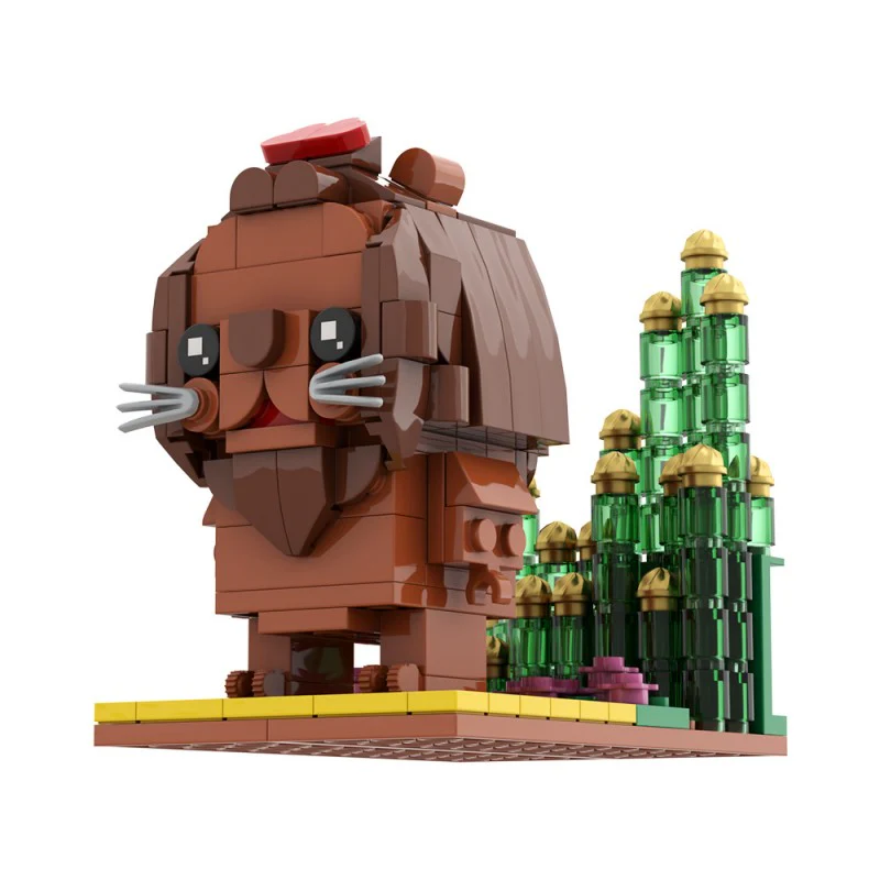 (Gobricks version) 235pcs MOC The Wizard of Oz - Cowardly Lion - Image 5