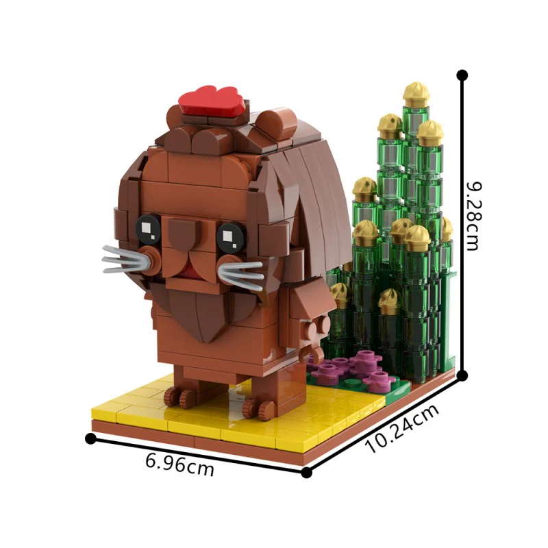 (Gobricks version) 235pcs MOC The Wizard of Oz - Cowardly Lion - Image 6