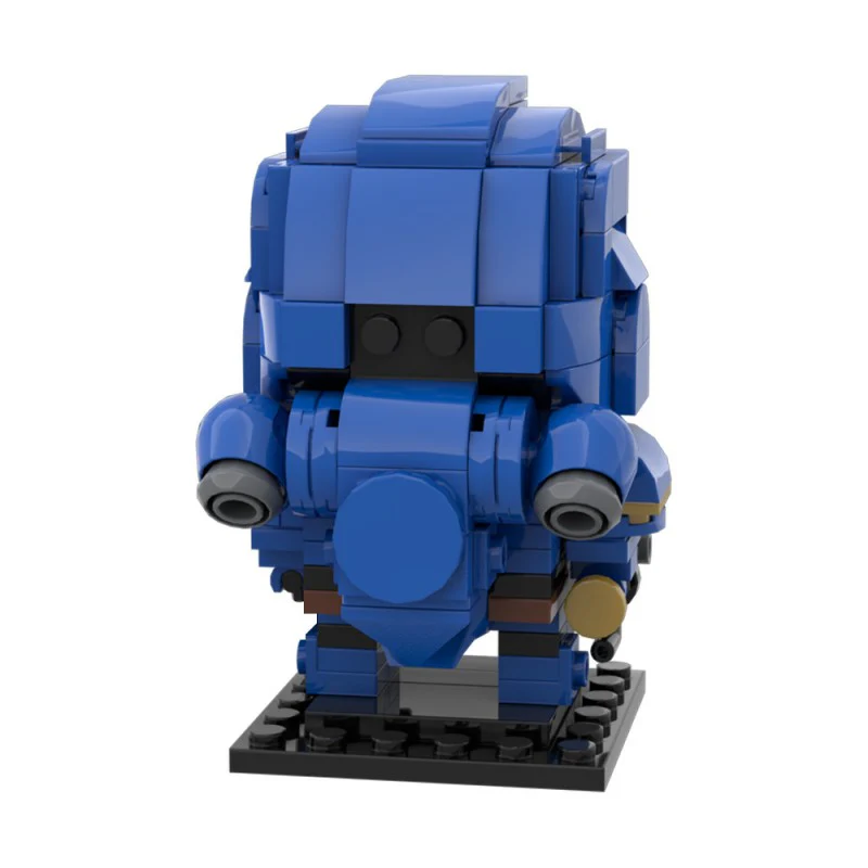 (Gobricks version) 244pcs MOC-214626 Astartes Space Marine Brickheadz (WH40K) - Image 2