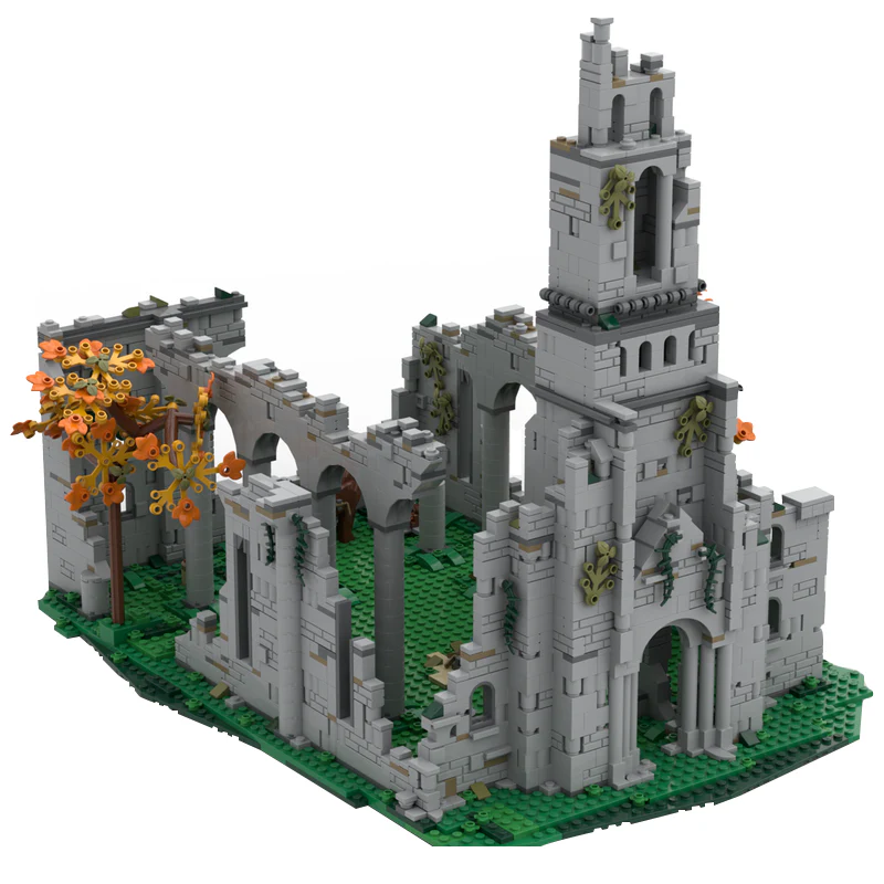 (Gobricks version) 2472pcs MOC Elden Ring Church of the Eclipse LEGO Compatible - Image 3