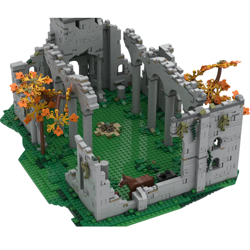 (Gobricks version) 2472pcs MOC Elden Ring Church of the Eclipse LEGO Compatible - Image 5